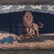 Vintage hand-embroidered textile 98x122 cm