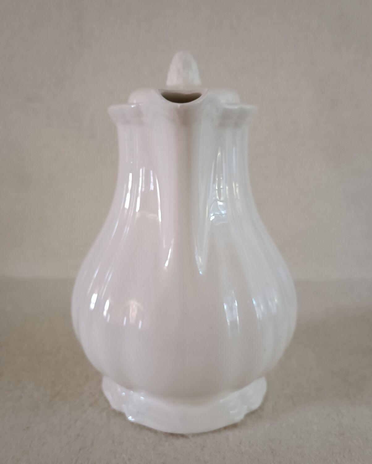 Ivory coffee maker from Sarreguemines