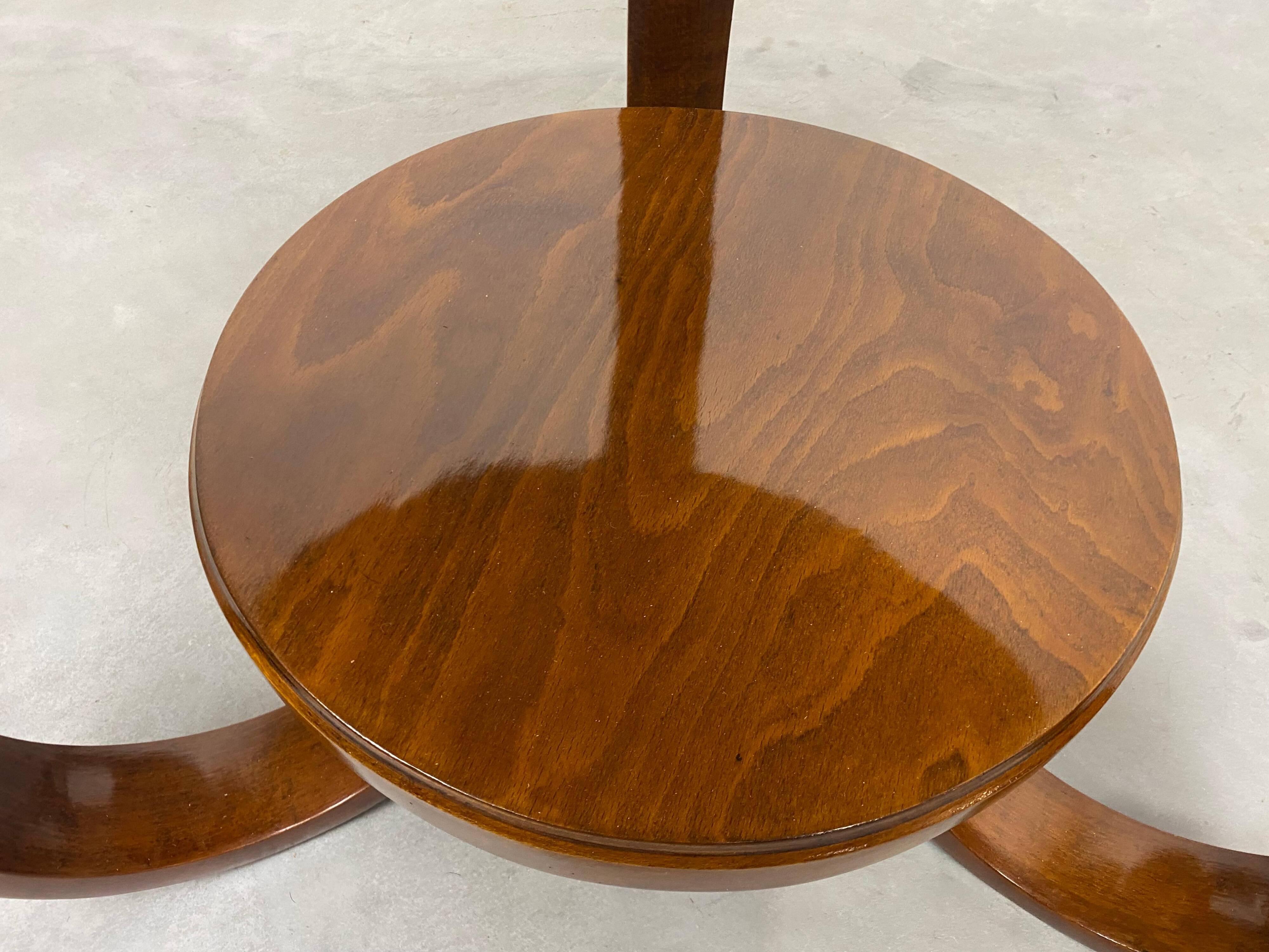 Table basse Tulipe Art déco no.301 par Thonet Debrecen
