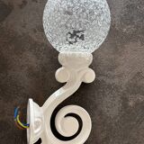 Enameled cast iron wall lights