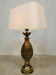 Lampe de table ananas vintage français laiton
