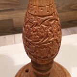 Indian rosewood lamp foot