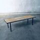 Mid-Century Minimalist Ceramic Tile Coffee Table, France, 1960s