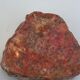 Ashtray in marble stone of vintage cherry color