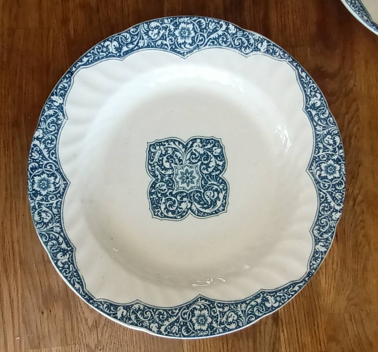 Moorish dessert plates from Gien