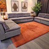 7-piece vintage modular sofa / living room / sofa