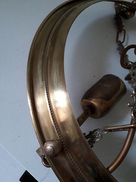 Old suspension glass bowl