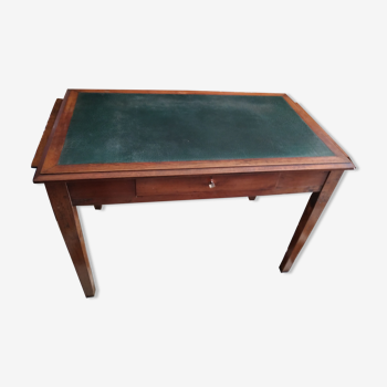 Bureau cuir vert