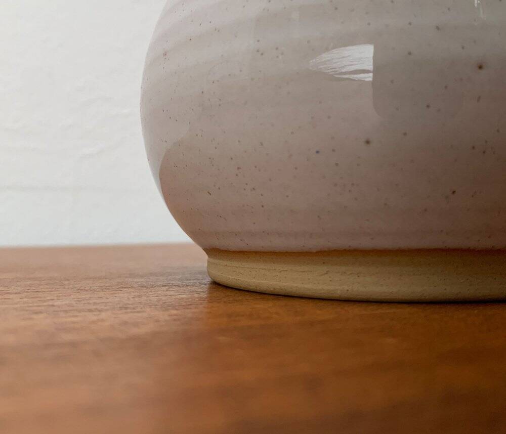 Mid-century Icelandic ceramic carafe by Sigurdar Haukssonar for Handunnid Pottery Iceland, 1960s.