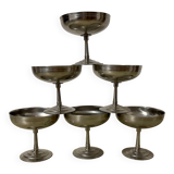 Set of 6 ice cream cups