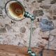 Lampe de bureau industrielle vintage Jielde – Lampe de travail réglable verte