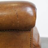 Fauteuil en cuir de mouton