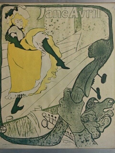 A reproduction of poster 1900 of Toulouse Lautrec poster