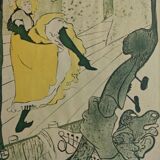 A reproduction of poster 1900 of Toulouse Lautrec poster