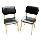 Pair of vintage Scandinavian chairs from the 60s