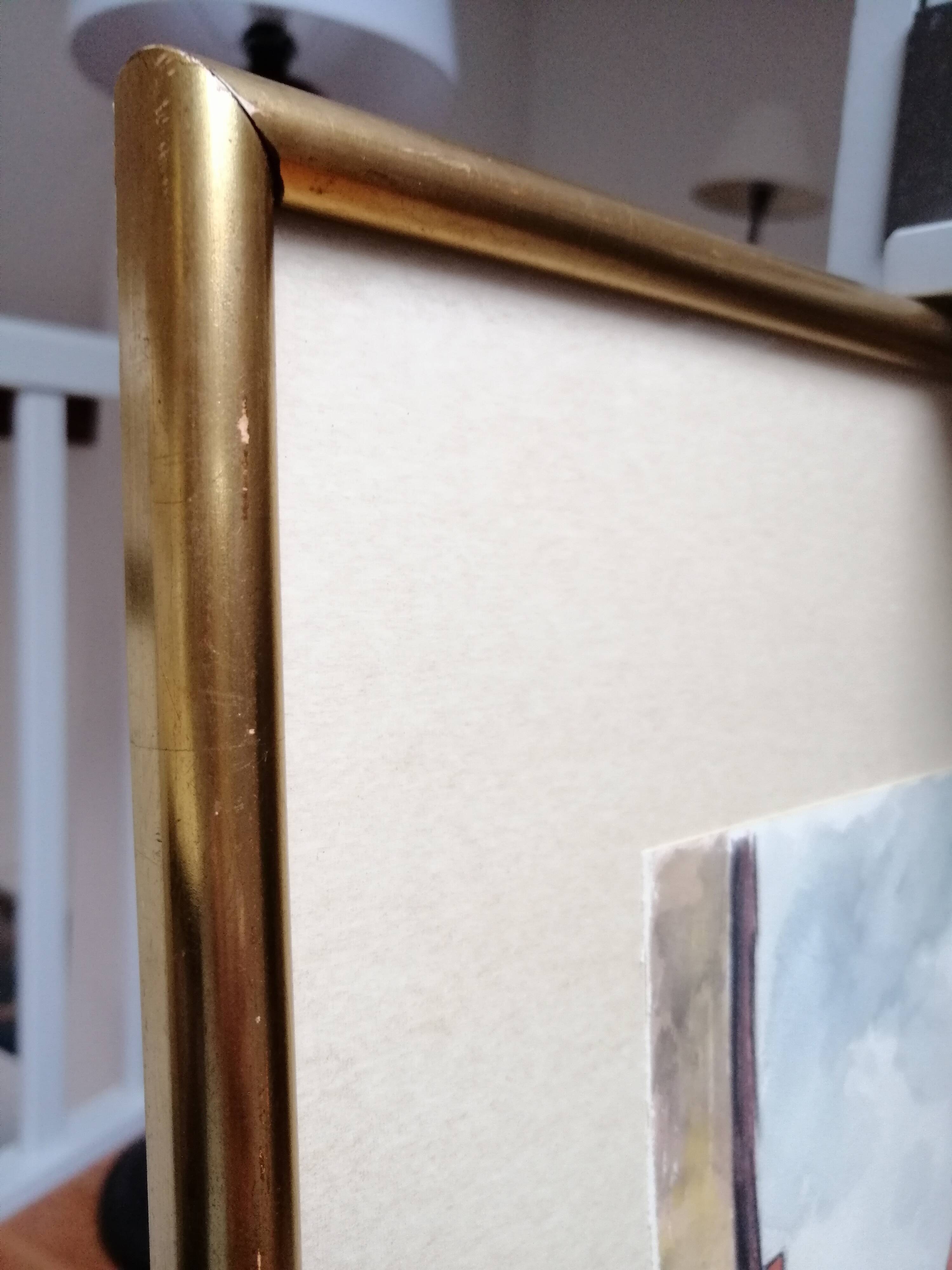 Watercolor painting of an alley