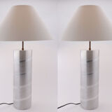 Tube lamps in aluminum 1970