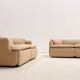 'Confidential' salon sofa 2x2 seats by Saporiti