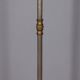 Vintage 1960s floor coat stand in golden brass, italian design
