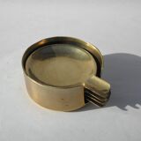 4 brass ashtrays in their 1970 case
