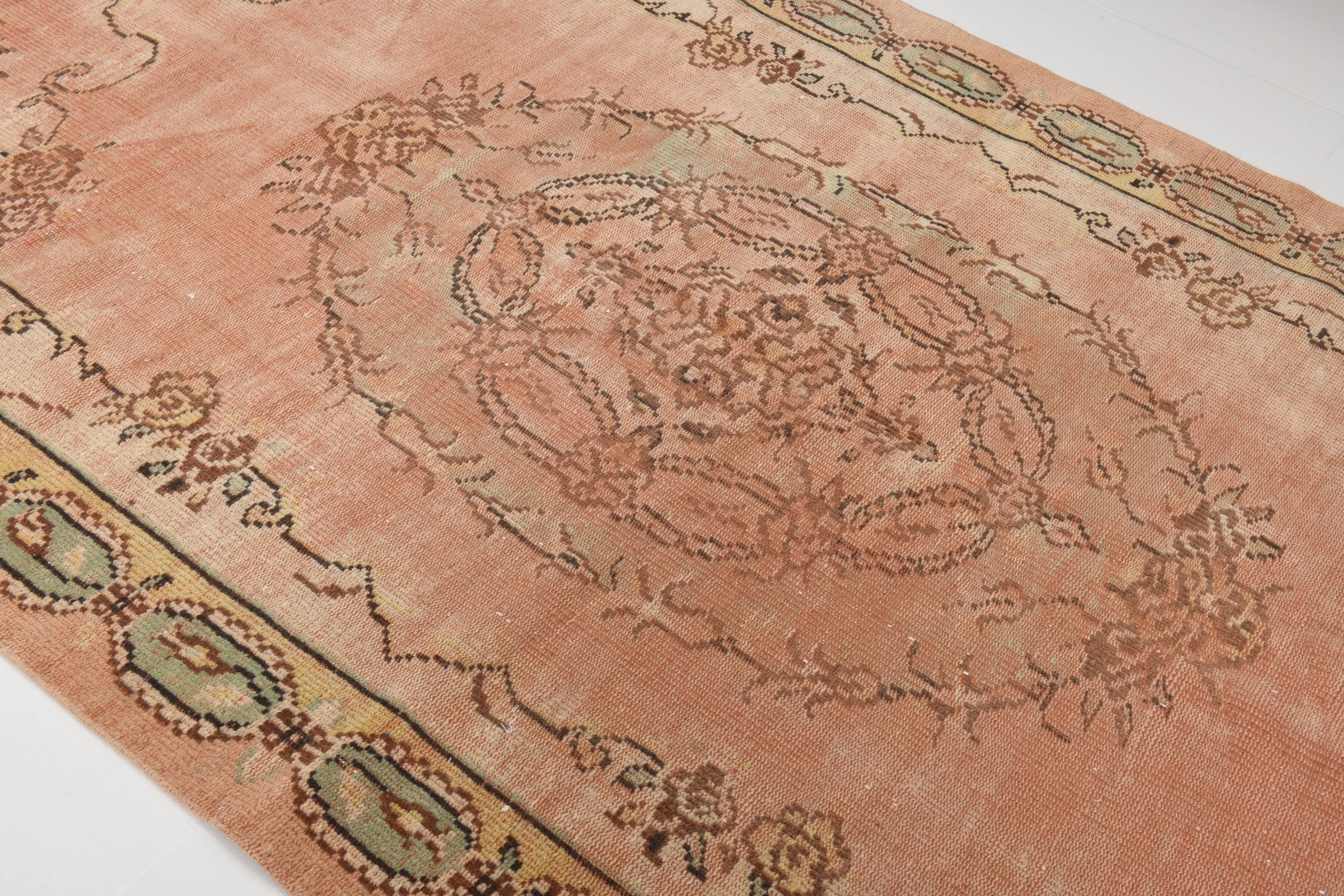 5x9 Copper Brown Oriental Persian Rug 166x273Cm