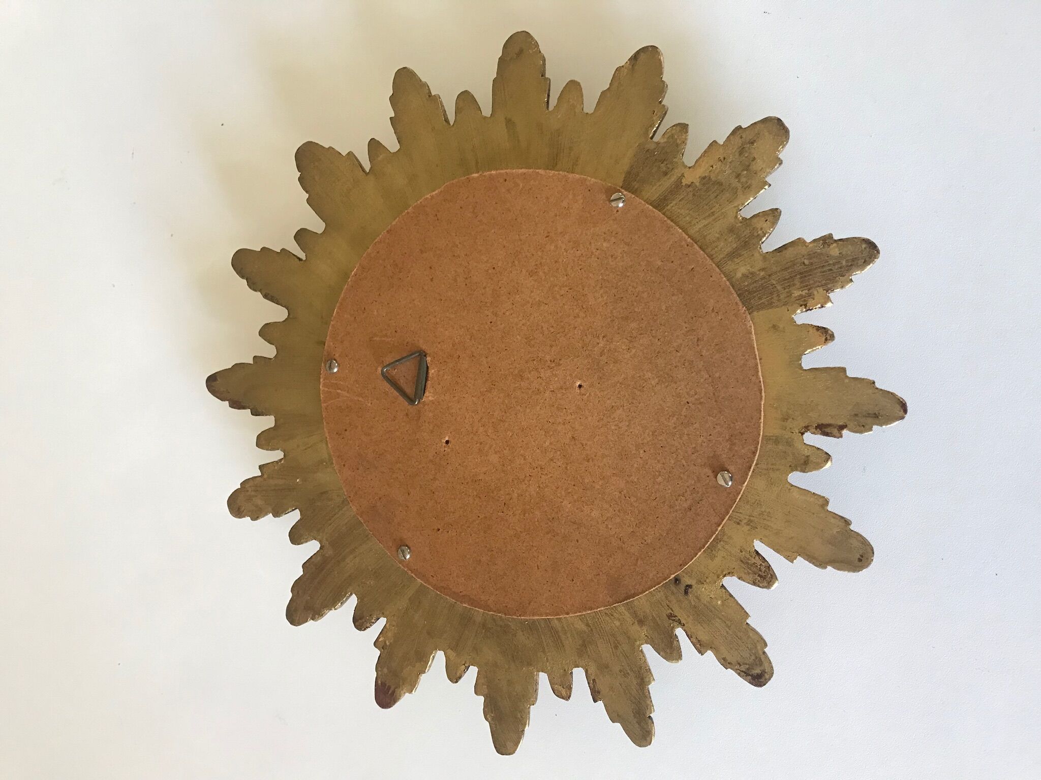 Sun mirror with domed mirror 1960  - 26x26cm
