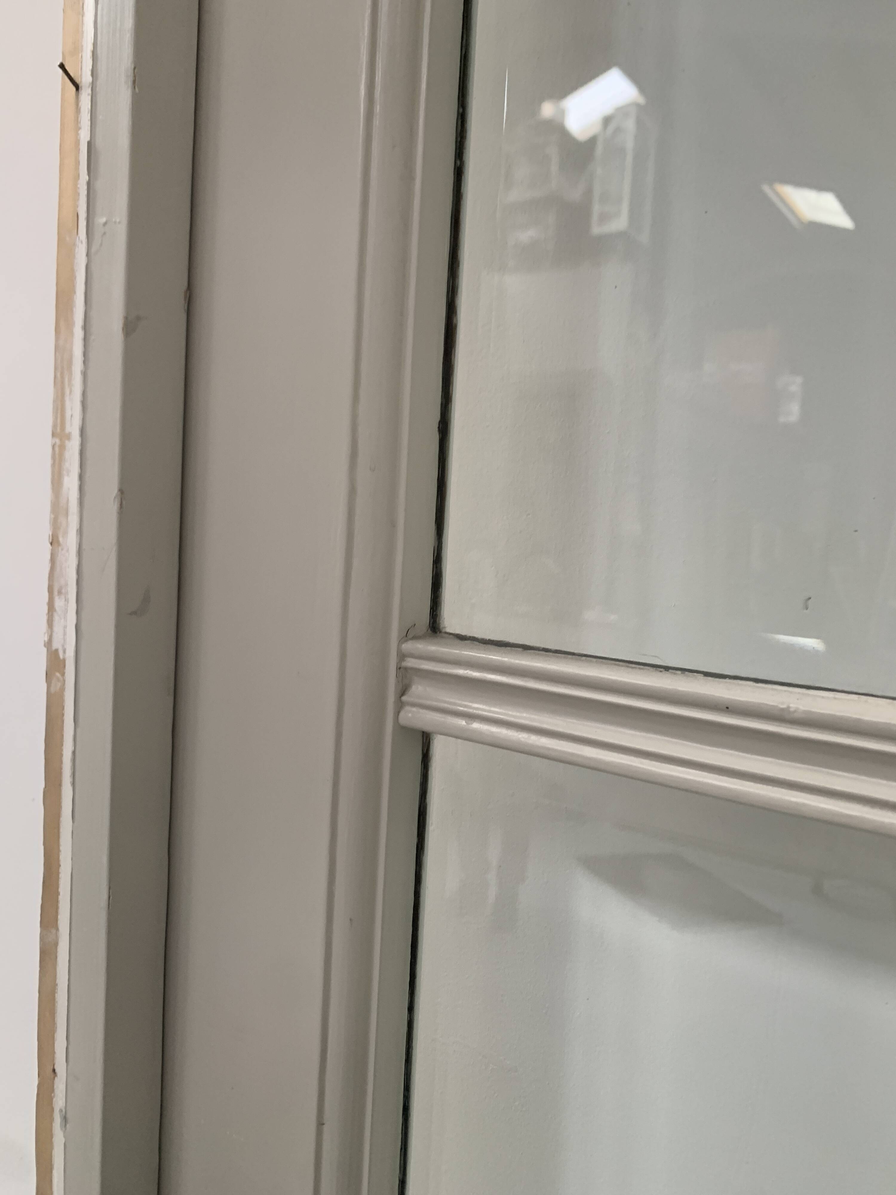 Partition doors A Small beveled tiles 20th century