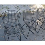 Set of 4 chairs "Wire" by Harry Bertoia, edition Knoll 1st edition