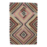 Orange Black Turkish Kilim Rug 170x259Cm SK 35353