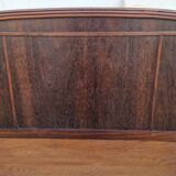 Art Deco rosewood headboard