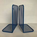 Pair of blue mesh bookends