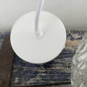 Set of two chiseled glass pendant lights