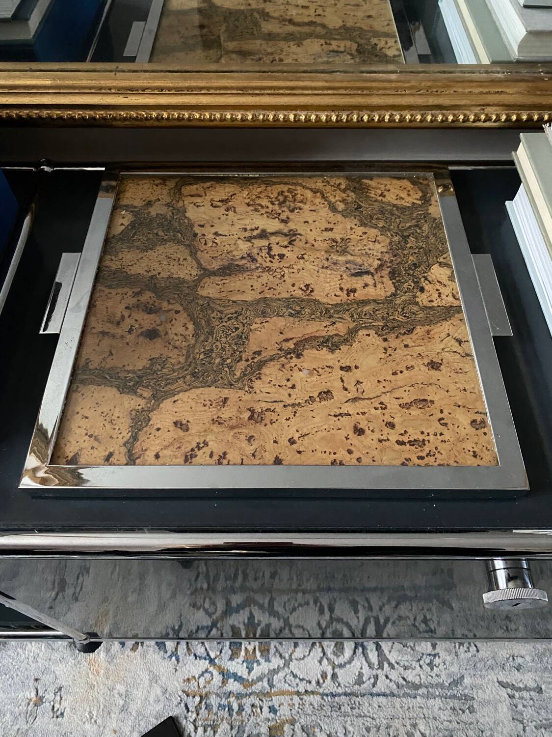 Plateau décoratif en bois