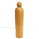 Vintage pine wood carafe bottle