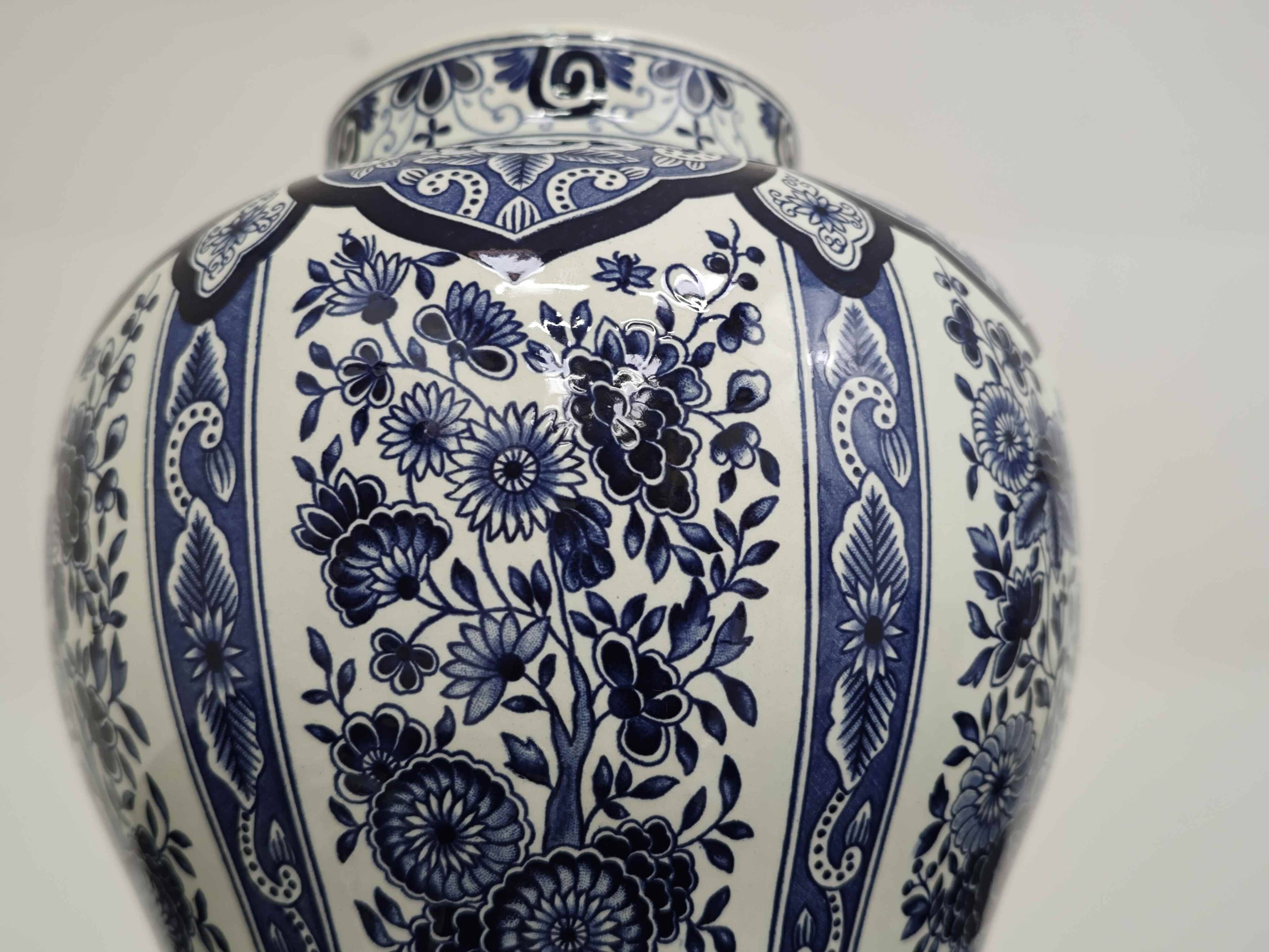 Delft Blue Porcelain Pot by Royal Sphinx by Bosch