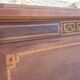 Old wooden bed 140 headboard
