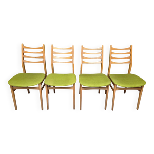 lot 4 chaises scandinave
