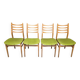 Lot of 4 Scandinavian chairs from the 1960s.