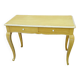 Table jaune à 2 tiroirs