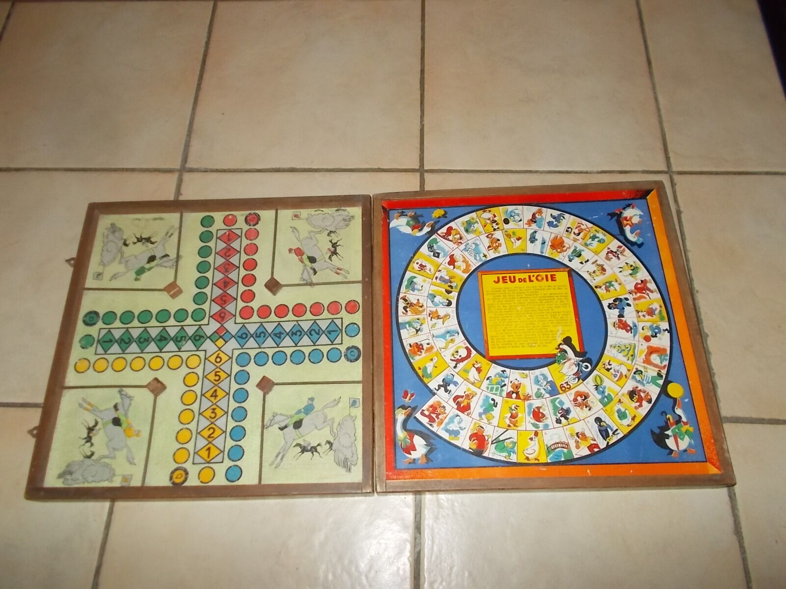 Old toy board games "jura"