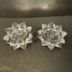 Pair of Saint-Louis cut crystal salt cellars