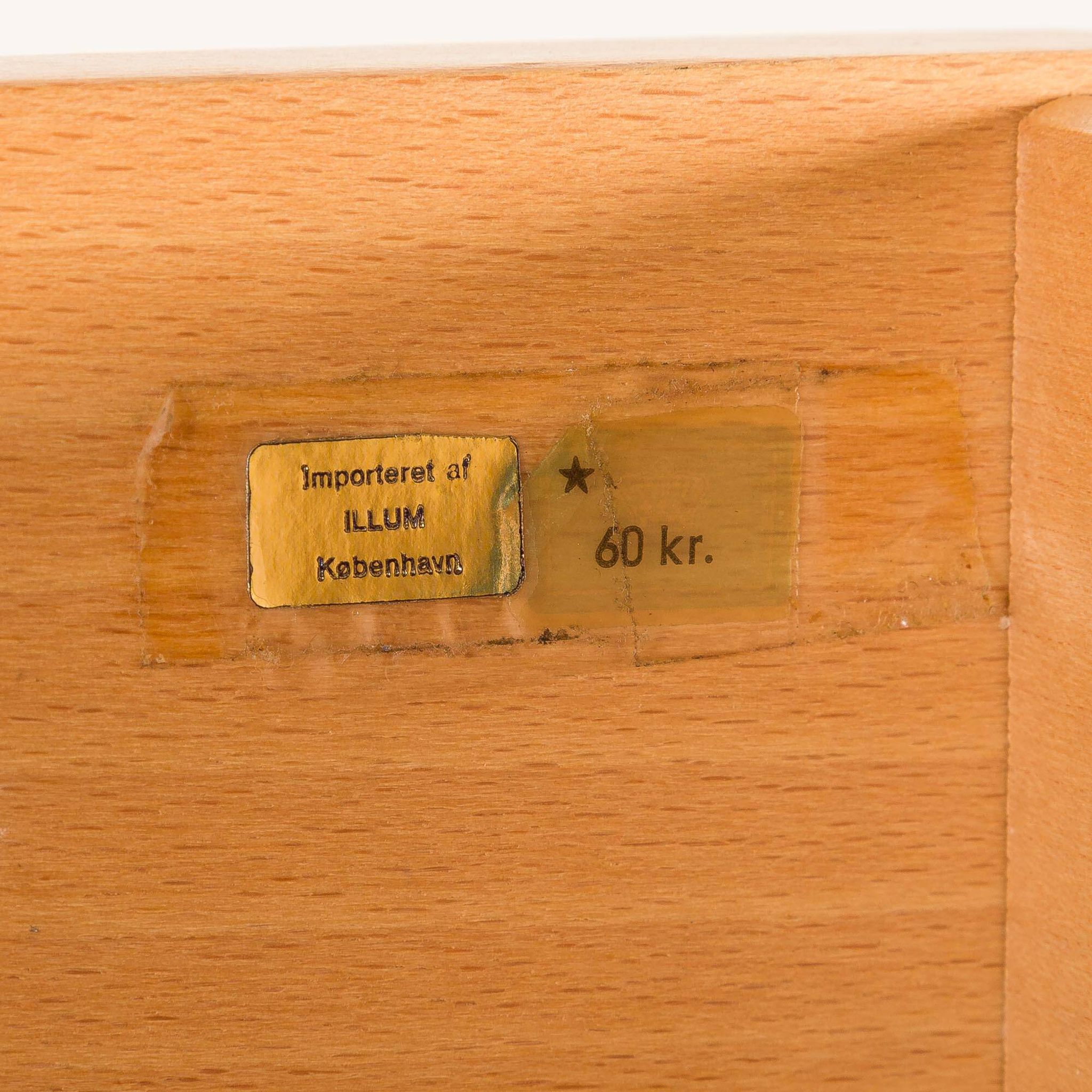Rare Kai Kristiansen 3 bay wall unit in beech, 1970s