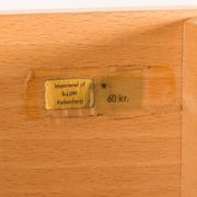 Rare Kai Kristiansen 3 bay wall unit in beech, 1970s