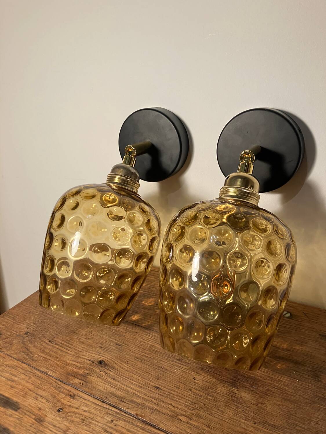 Pair of wall lights