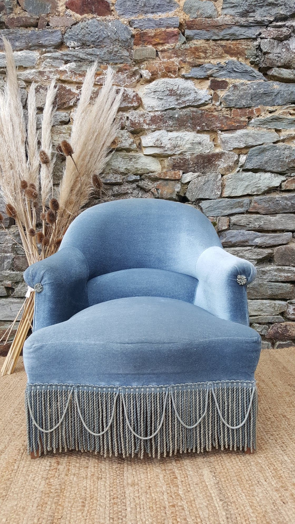 Blue toad chair
