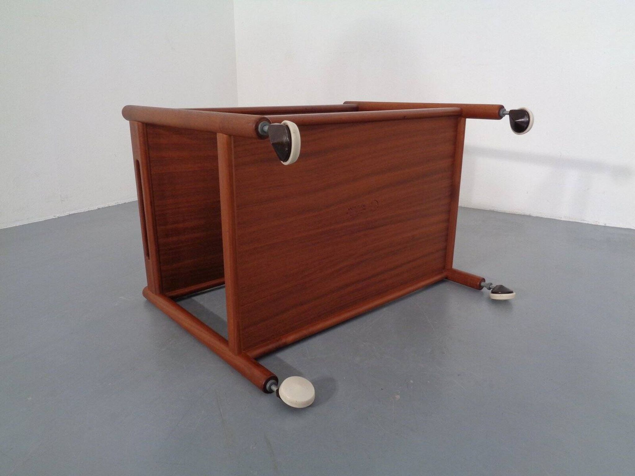 Teak Tea Cart by Hans J. Wegner for Andreas Tuck, Denmark, 1950s