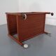Teak tea cart by Hans J. Wegner for Andreas Tuck, Denmark, 1950s.