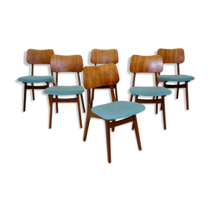 Set de 6 chaises en teck,