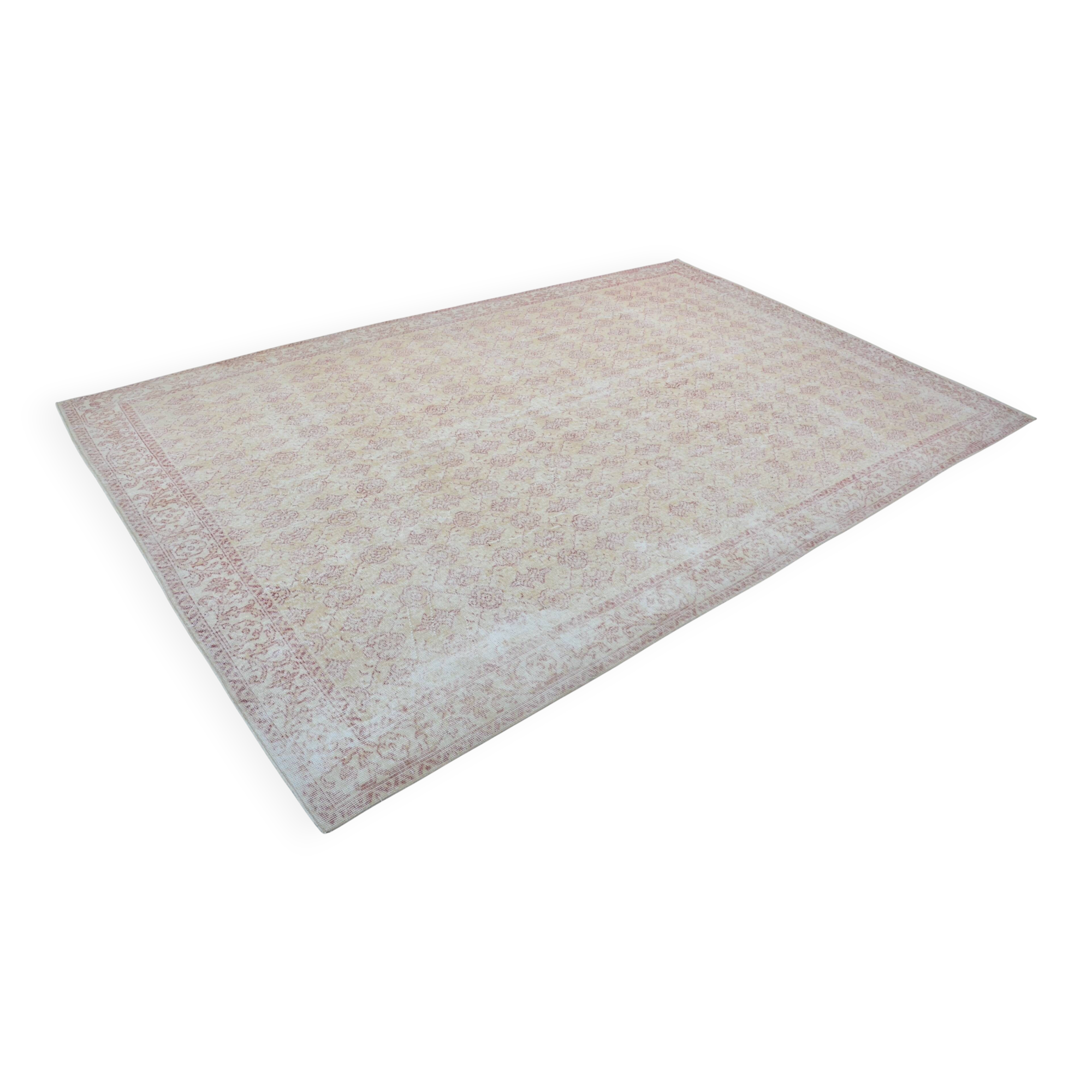 Turkish Oushak Handmade Carpet sku 3170