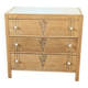 Renovated Art Deco oak chest of drawers